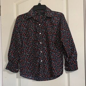 Vittorio Floral Button-Down Shirt - Womens Medium